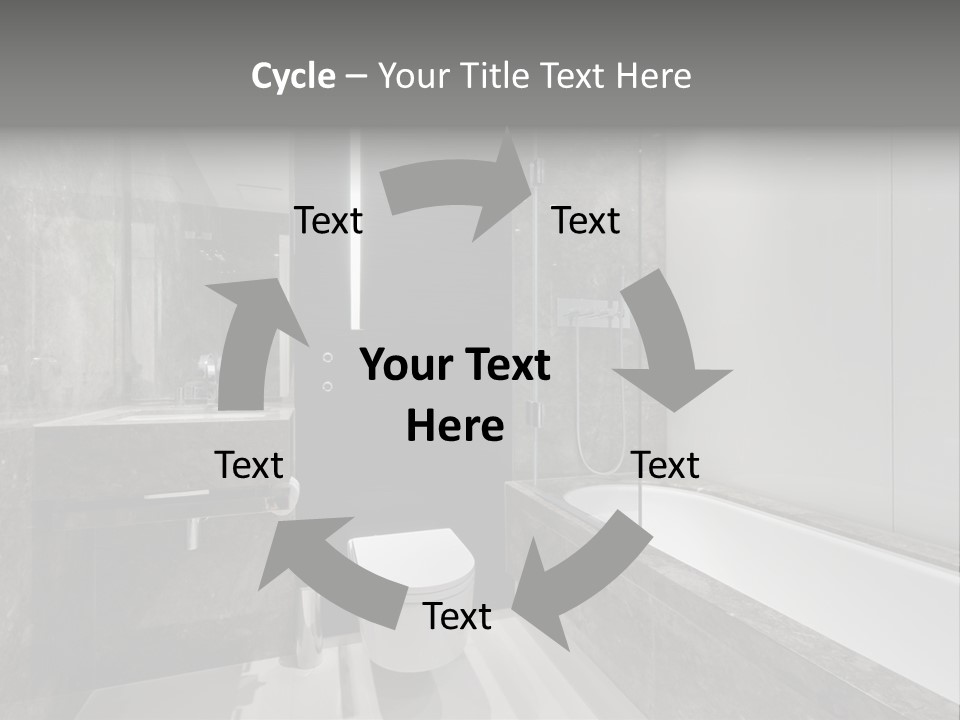 Contemporary Hand Residence PowerPoint Template