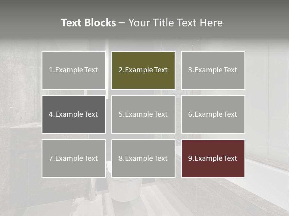 Contemporary Hand Residence PowerPoint Template
