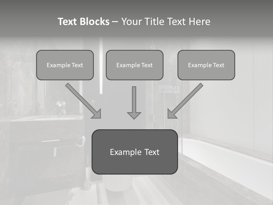Contemporary Hand Residence PowerPoint Template