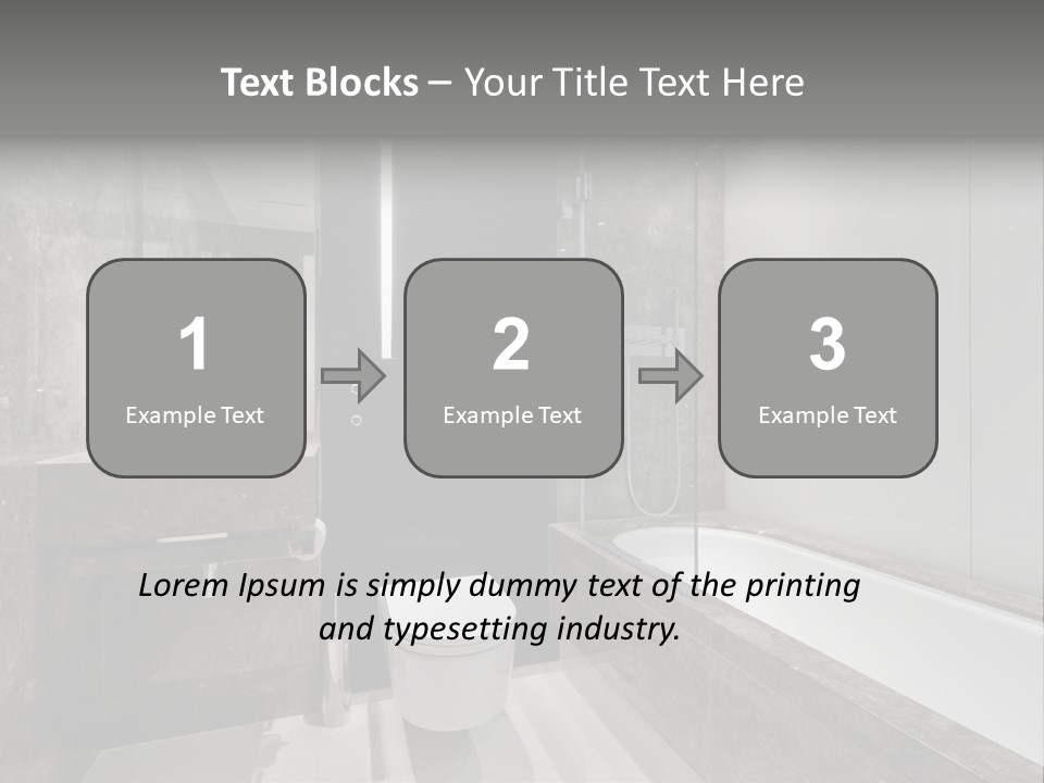 Contemporary Hand Residence PowerPoint Template