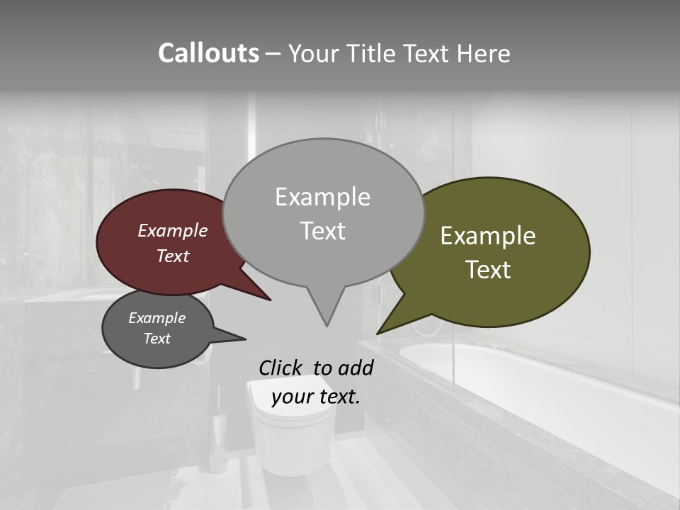 Contemporary Hand Residence PowerPoint Template