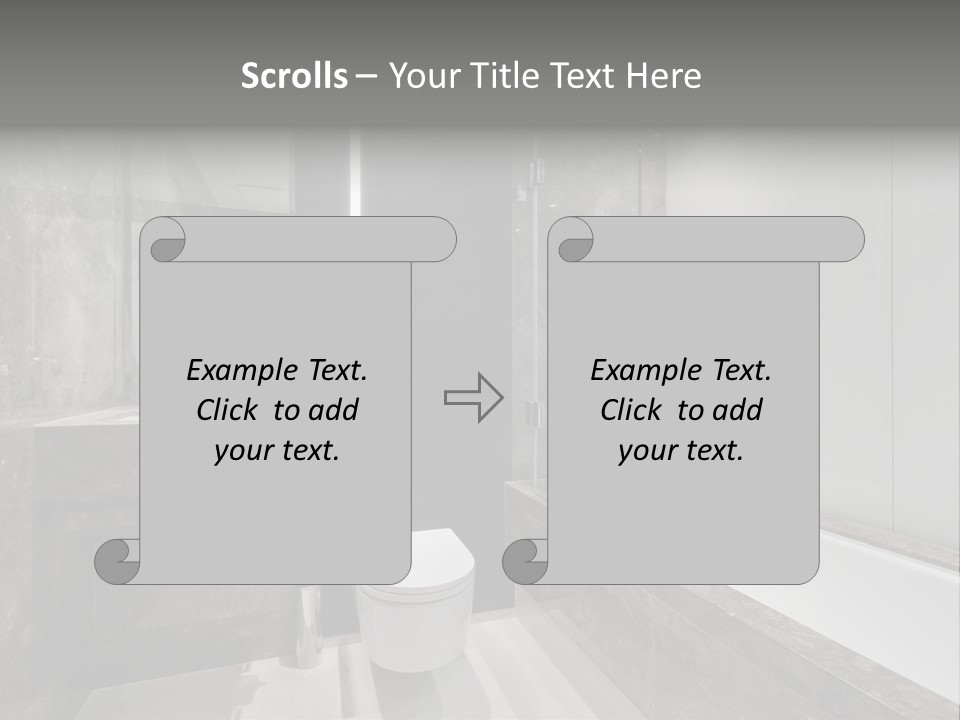 Contemporary Hand Residence PowerPoint Template