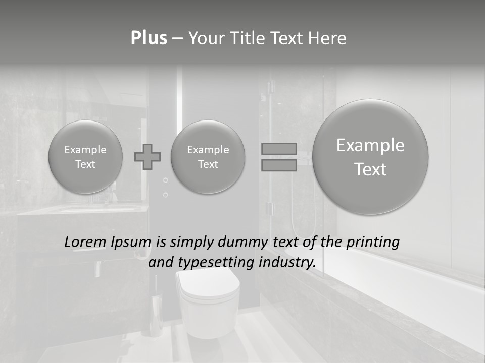 Contemporary Hand Residence PowerPoint Template