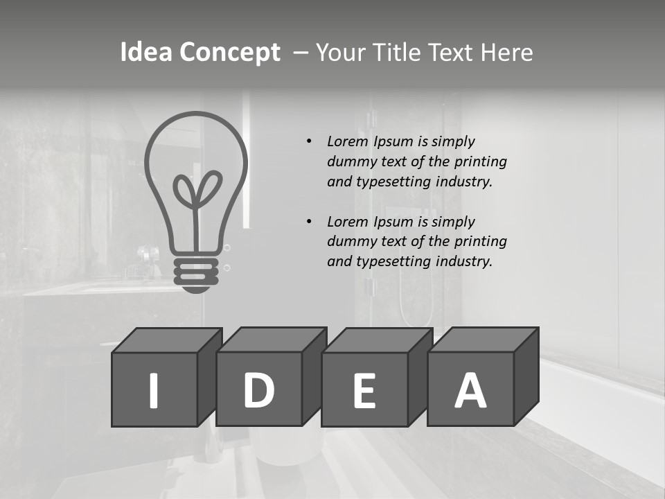 Contemporary Hand Residence PowerPoint Template