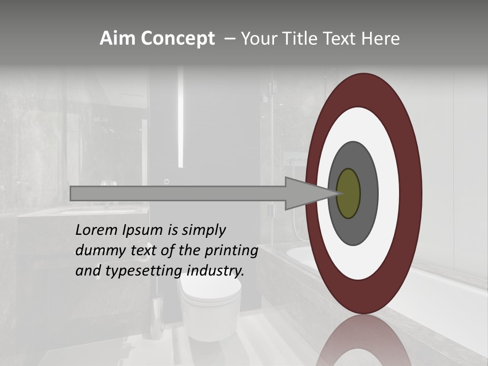 Contemporary Hand Residence PowerPoint Template