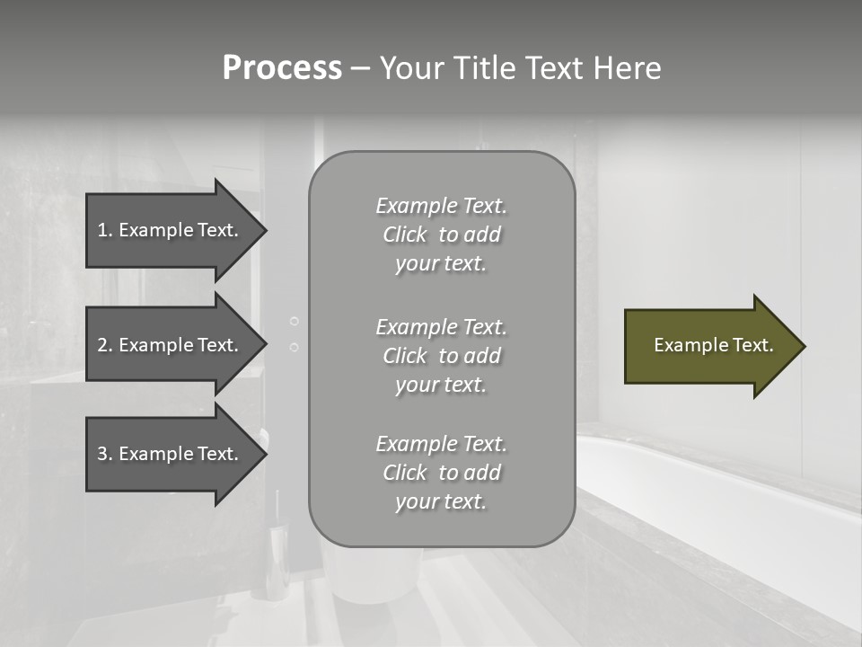 Contemporary Hand Residence PowerPoint Template