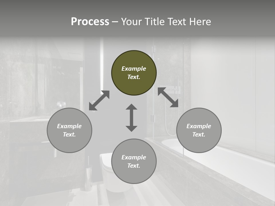 Contemporary Hand Residence PowerPoint Template