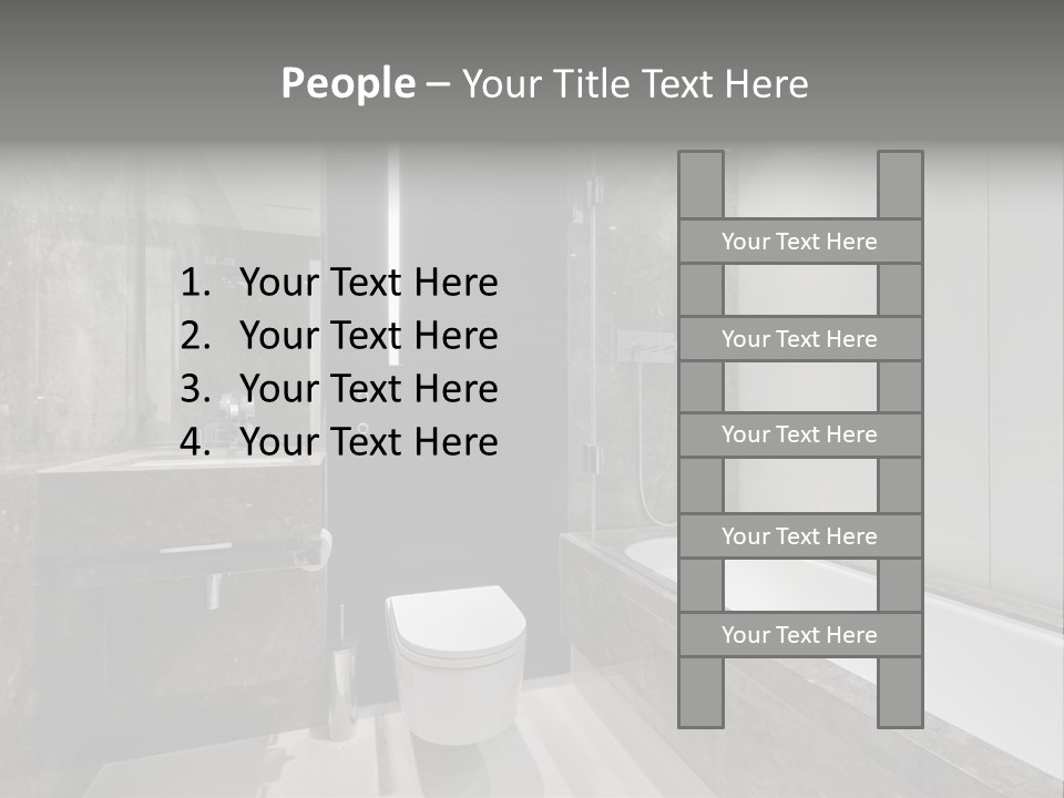 Contemporary Hand Residence PowerPoint Template