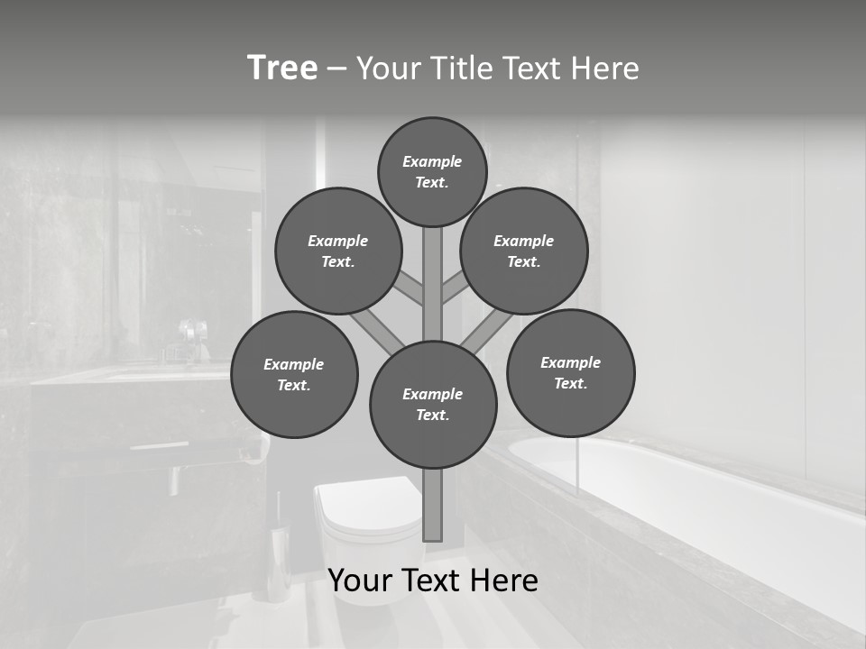 Contemporary Hand Residence PowerPoint Template
