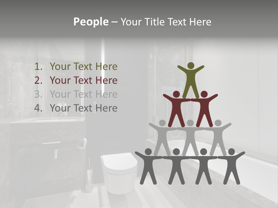 Contemporary Hand Residence PowerPoint Template