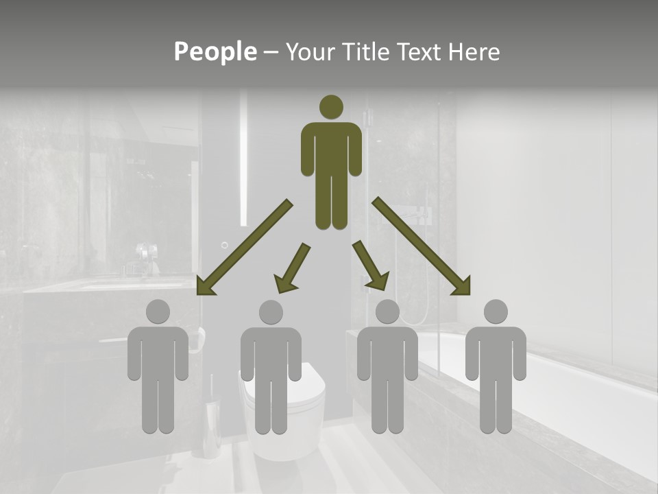 Contemporary Hand Residence PowerPoint Template