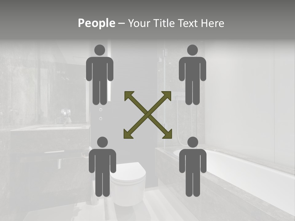 Contemporary Hand Residence PowerPoint Template