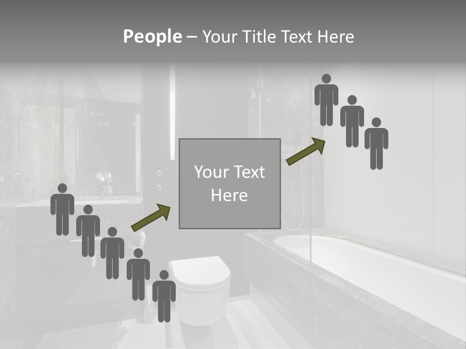 Contemporary Hand Residence PowerPoint Template