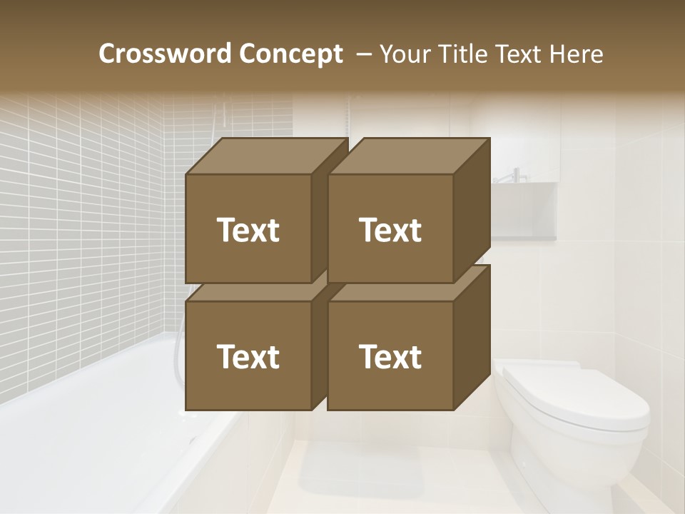 Residence Attachment Clean PowerPoint Template