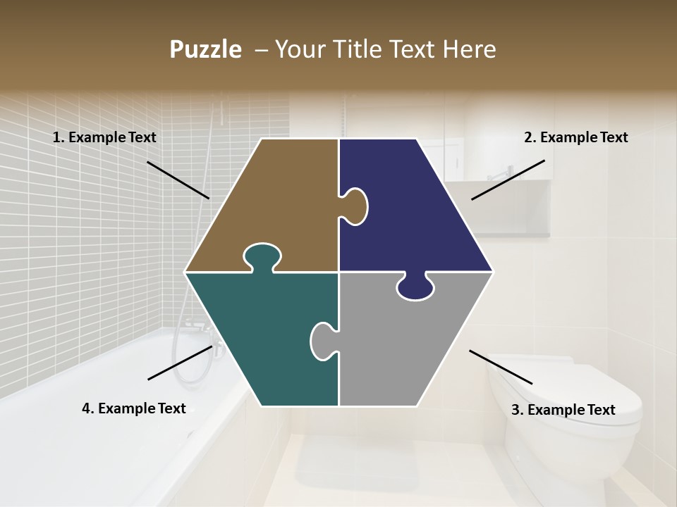 Residence Attachment Clean PowerPoint Template
