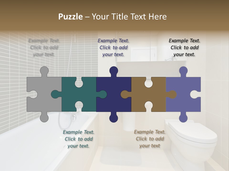 Residence Attachment Clean PowerPoint Template
