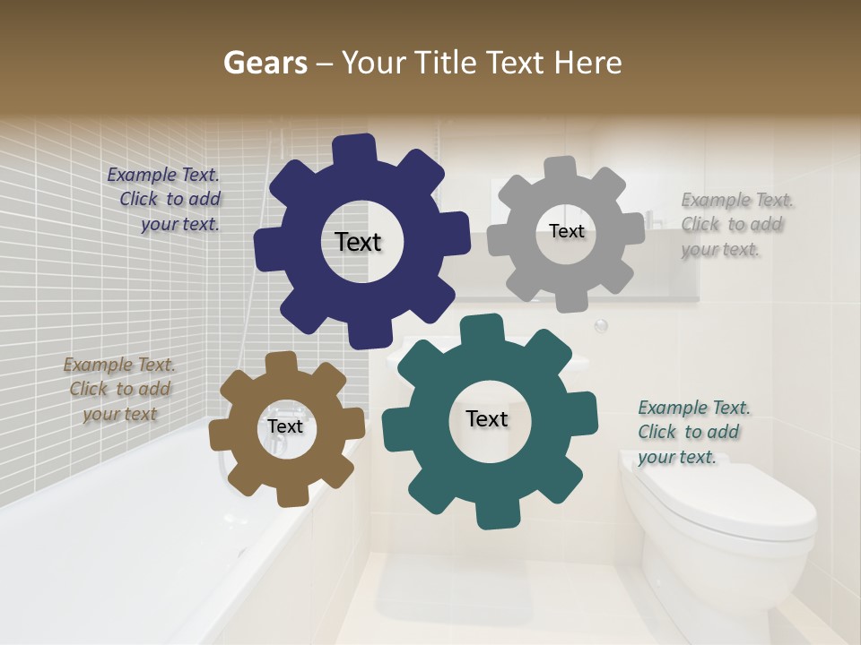 Residence Attachment Clean PowerPoint Template