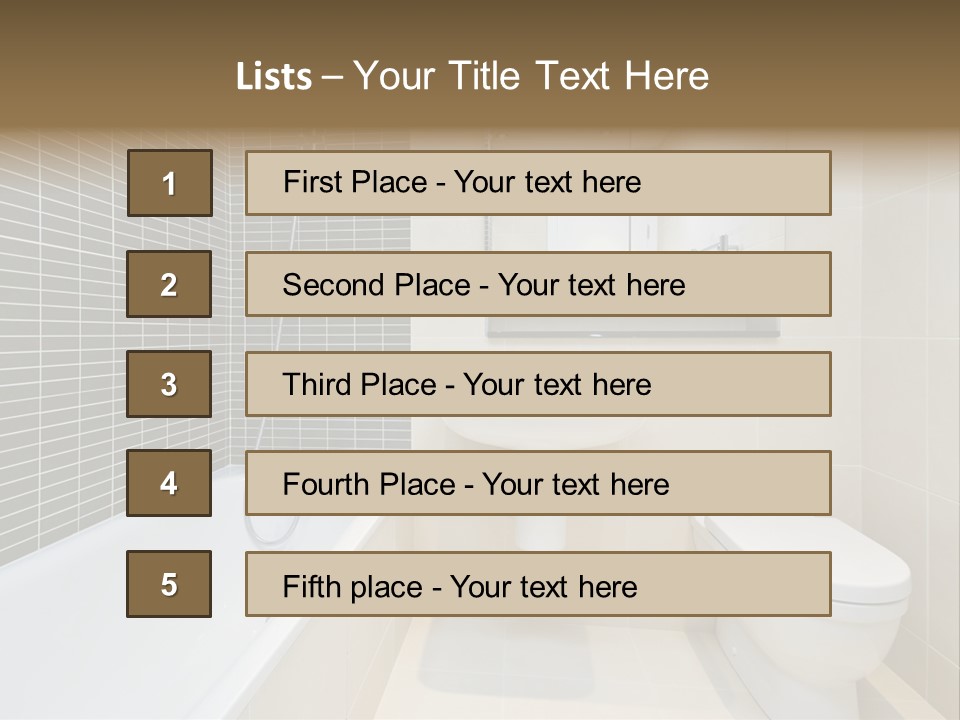 Residence Attachment Clean PowerPoint Template
