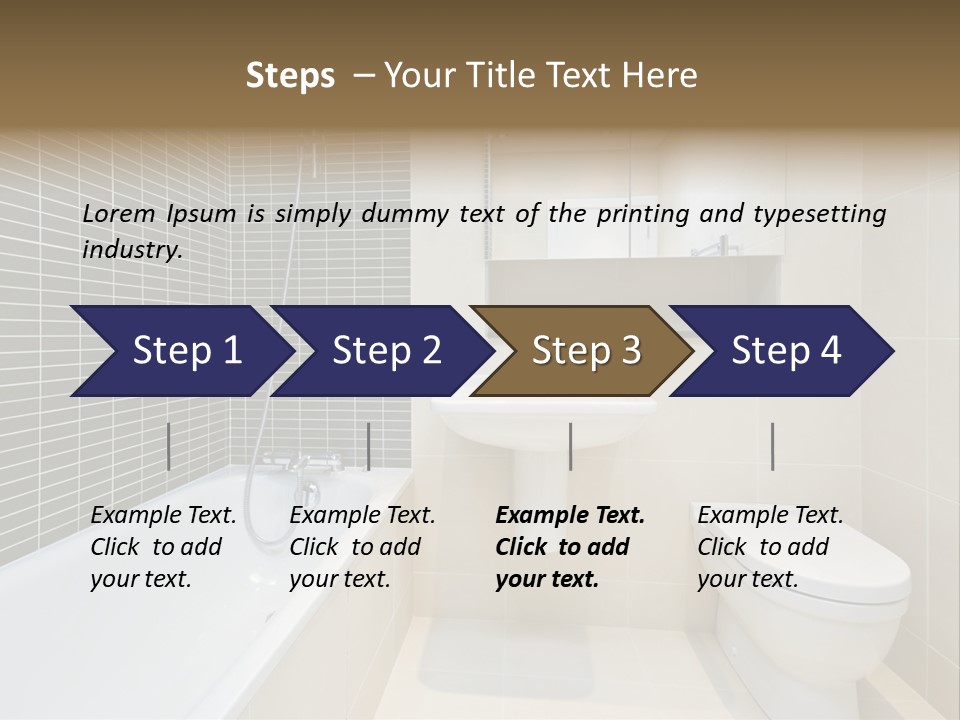 Residence Attachment Clean PowerPoint Template