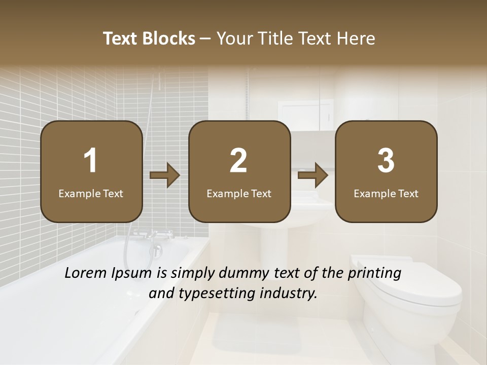 Residence Attachment Clean PowerPoint Template