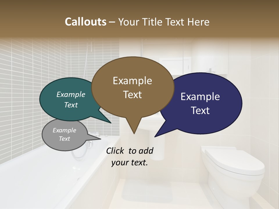 Residence Attachment Clean PowerPoint Template