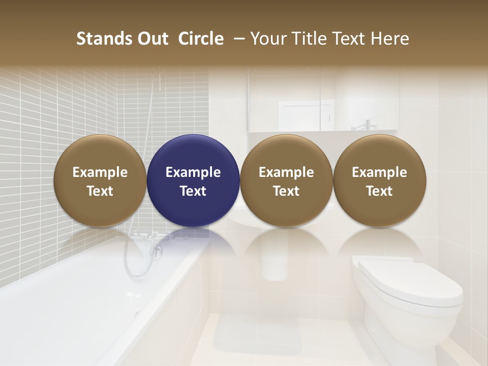 Residence Attachment Clean PowerPoint Template