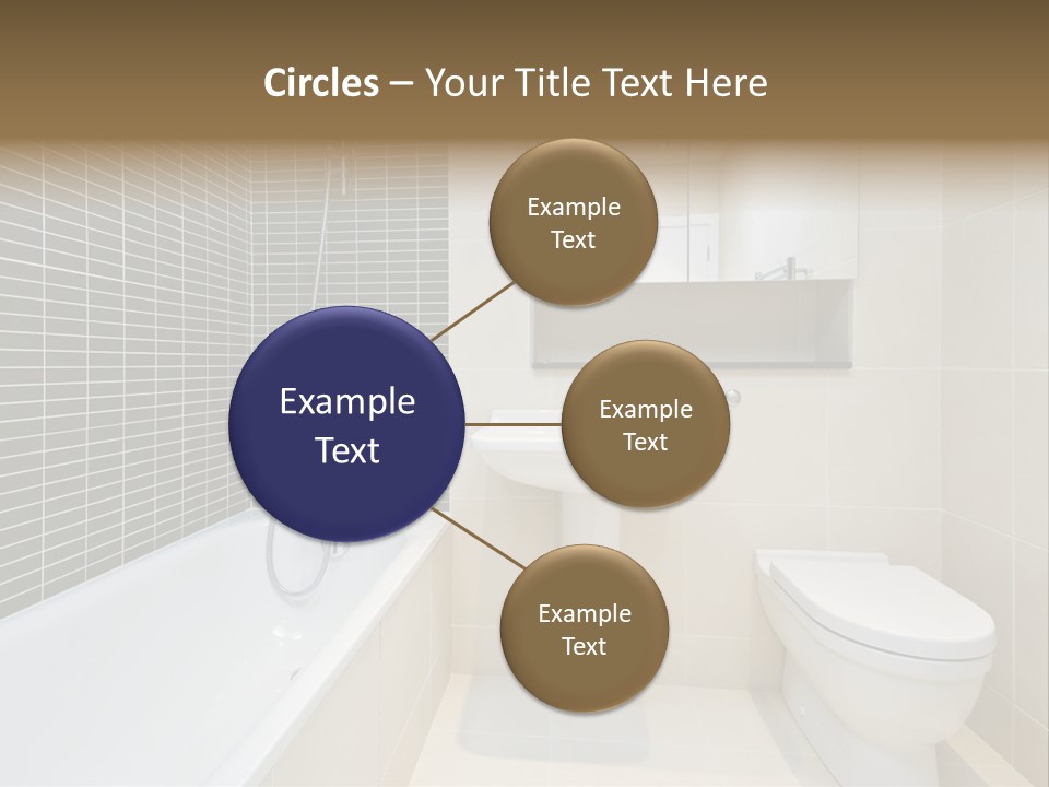 Residence Attachment Clean PowerPoint Template