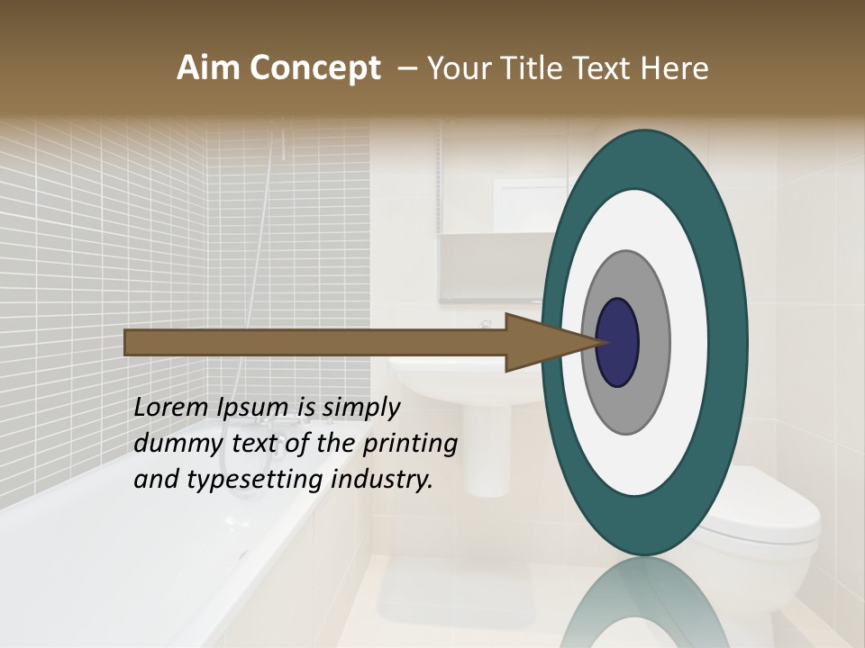 Residence Attachment Clean PowerPoint Template