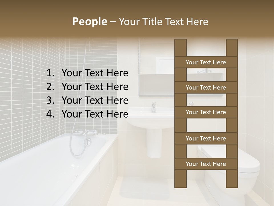 Residence Attachment Clean PowerPoint Template