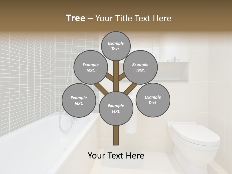 Residence Attachment Clean PowerPoint Template