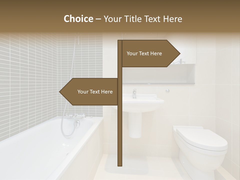 Residence Attachment Clean PowerPoint Template