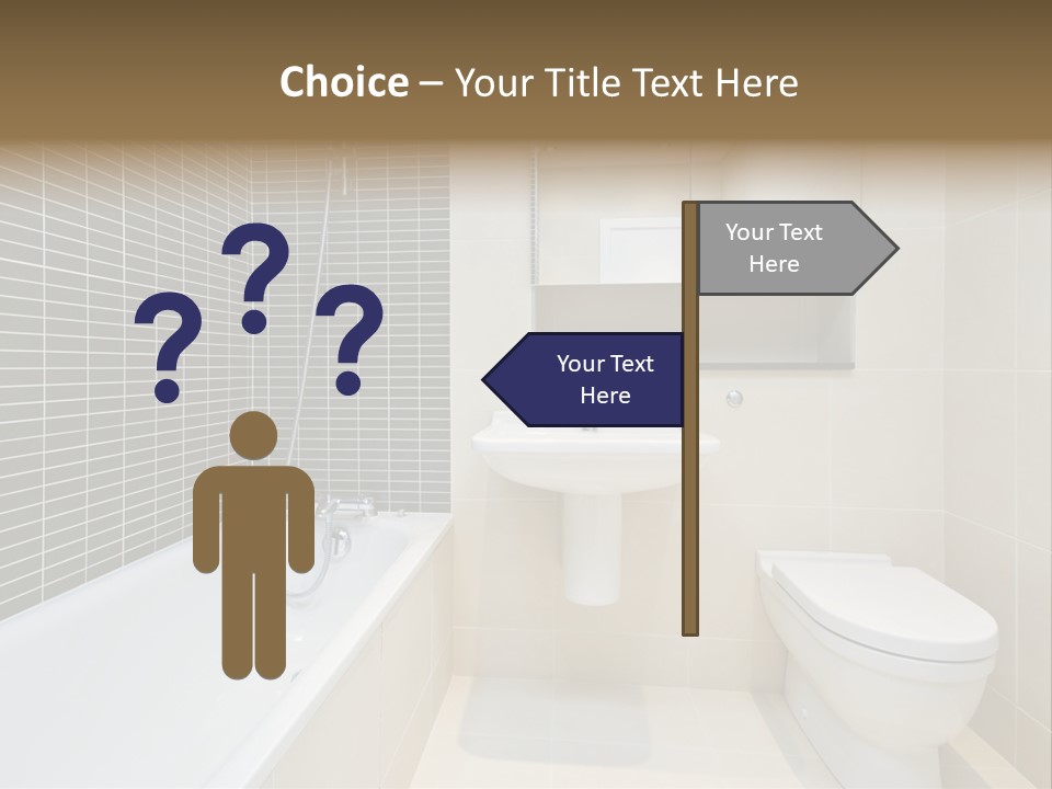 Residence Attachment Clean PowerPoint Template