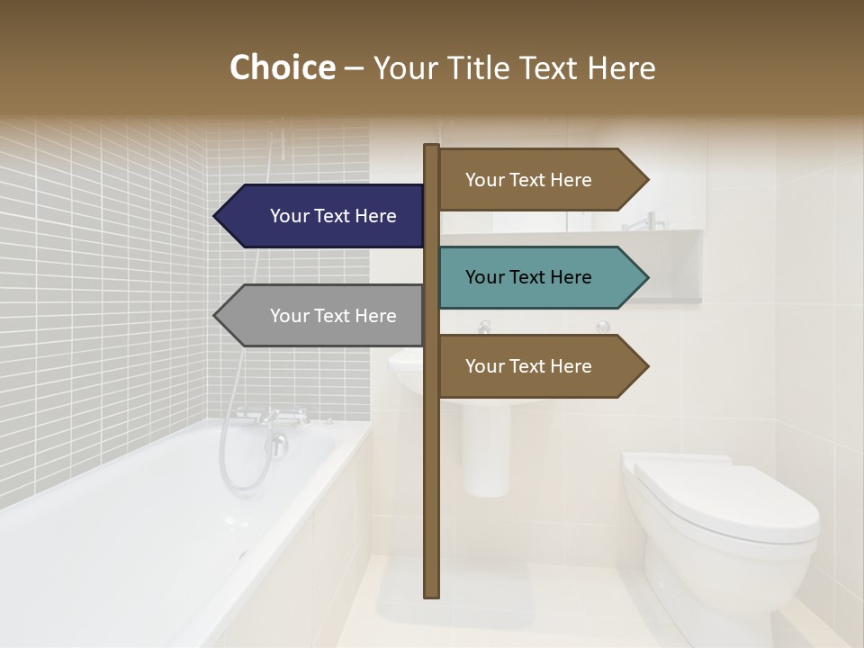 Residence Attachment Clean PowerPoint Template