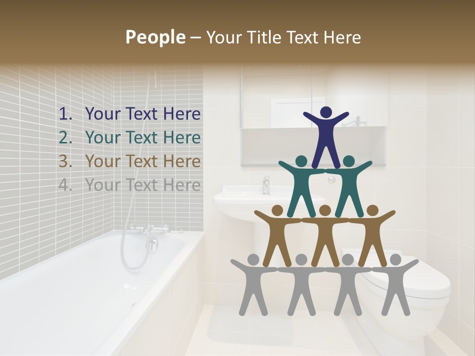 Residence Attachment Clean PowerPoint Template