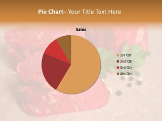 Paper Steak Meal PowerPoint Template