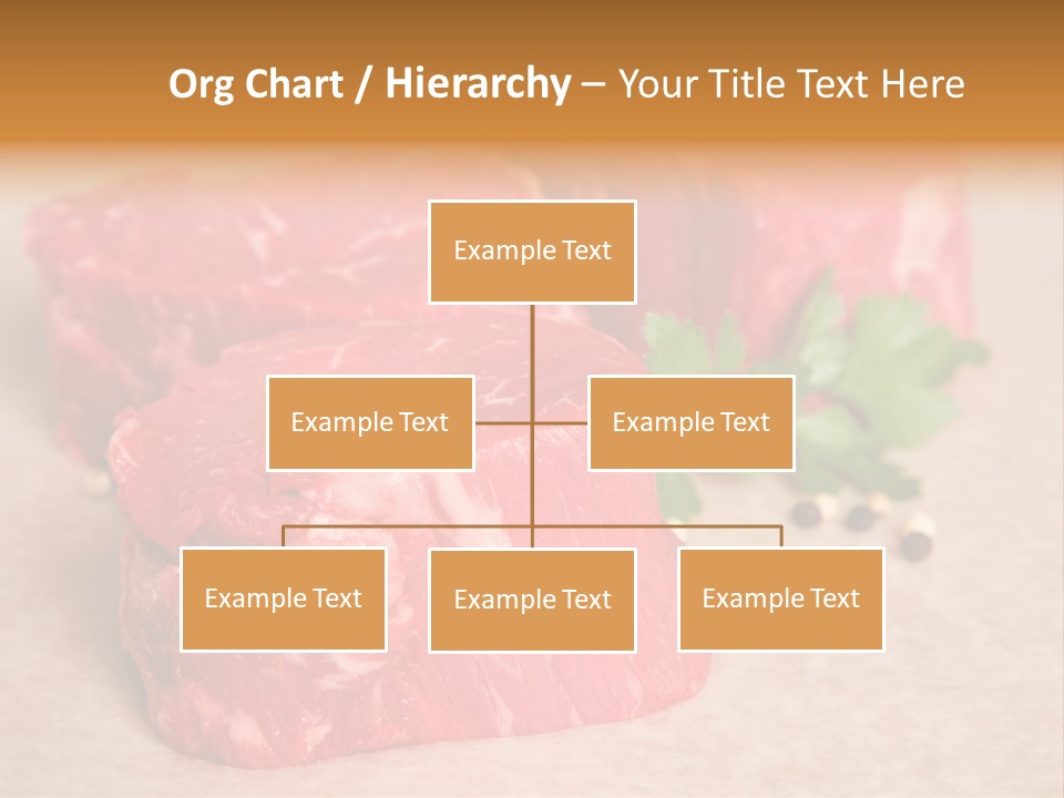 Paper Steak Meal PowerPoint Template