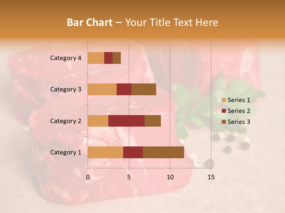 Paper Steak Meal PowerPoint Template