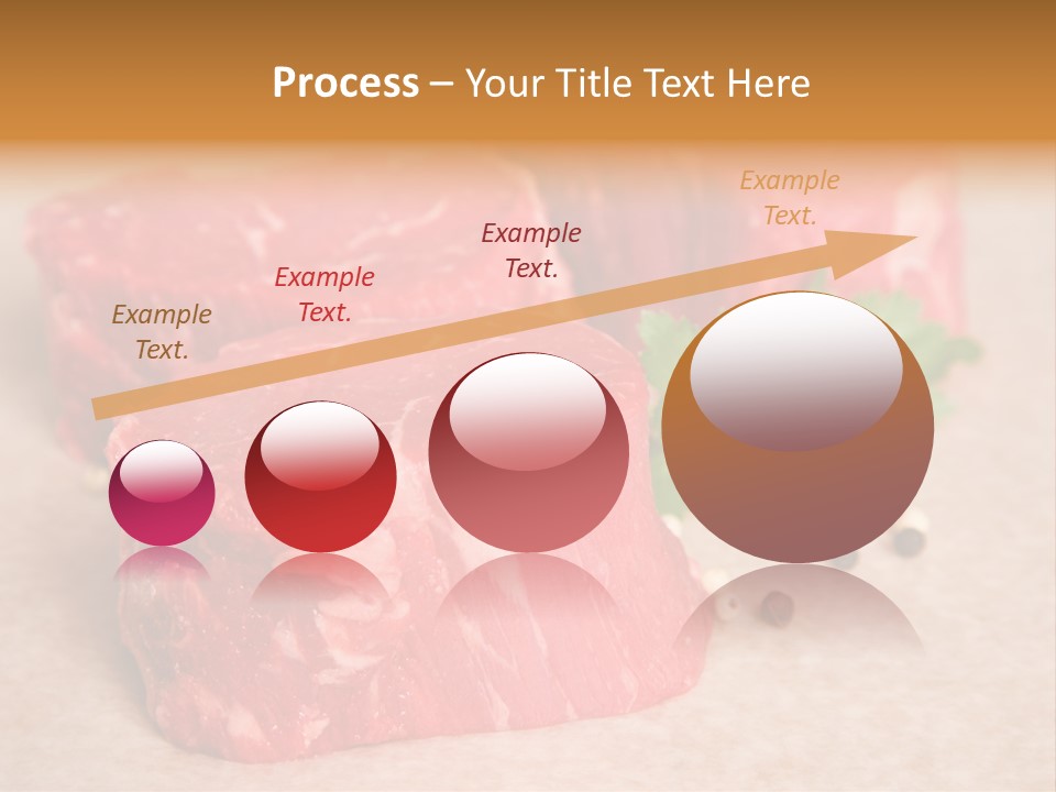 Paper Steak Meal PowerPoint Template
