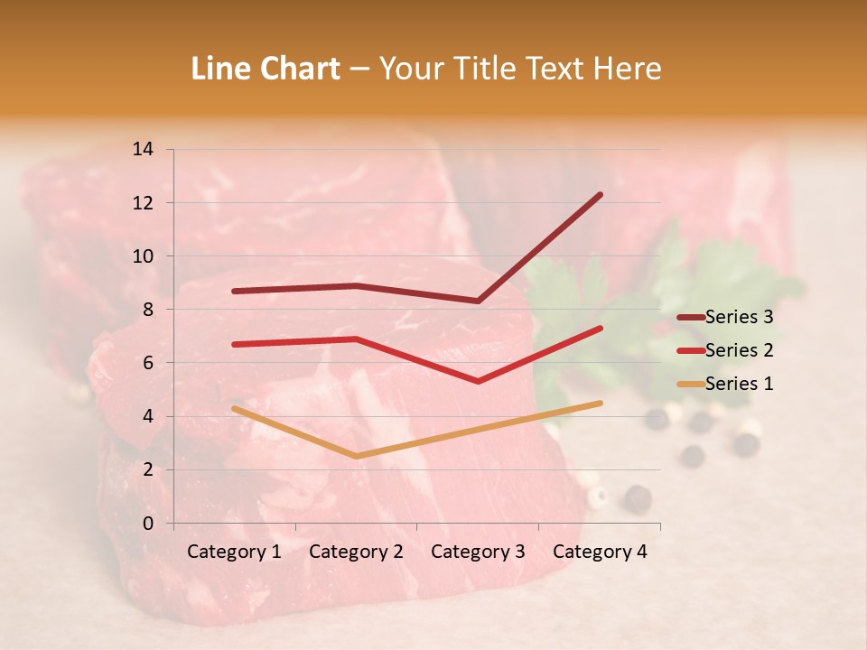 Paper Steak Meal PowerPoint Template