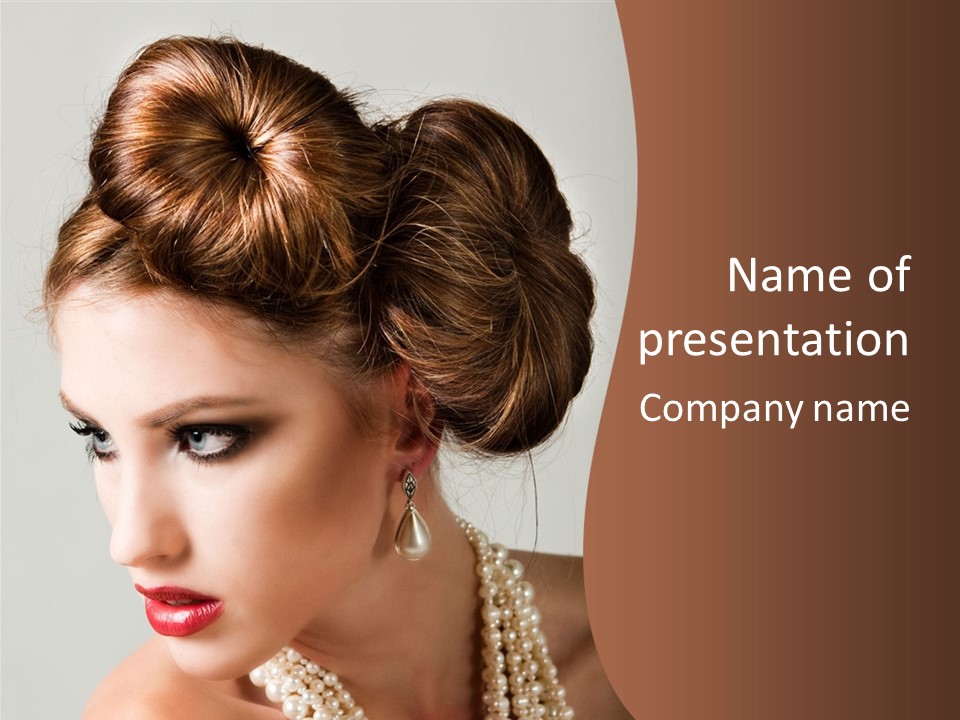 Hair Pretty  PowerPoint Template