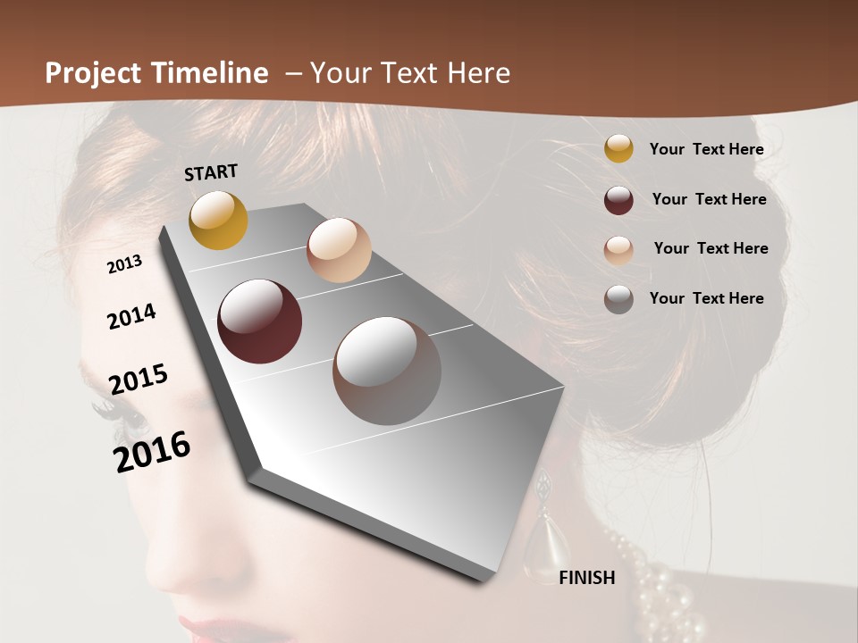 Hair Pretty  PowerPoint Template