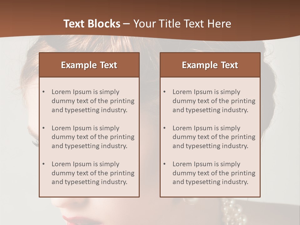 Hair Pretty  PowerPoint Template