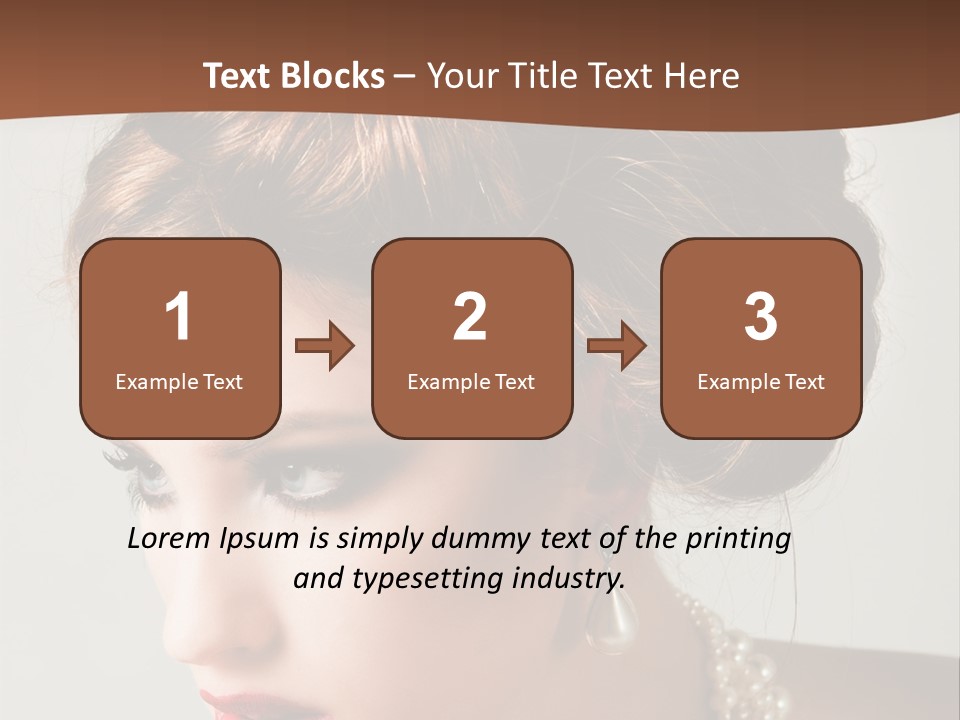 Hair Pretty  PowerPoint Template