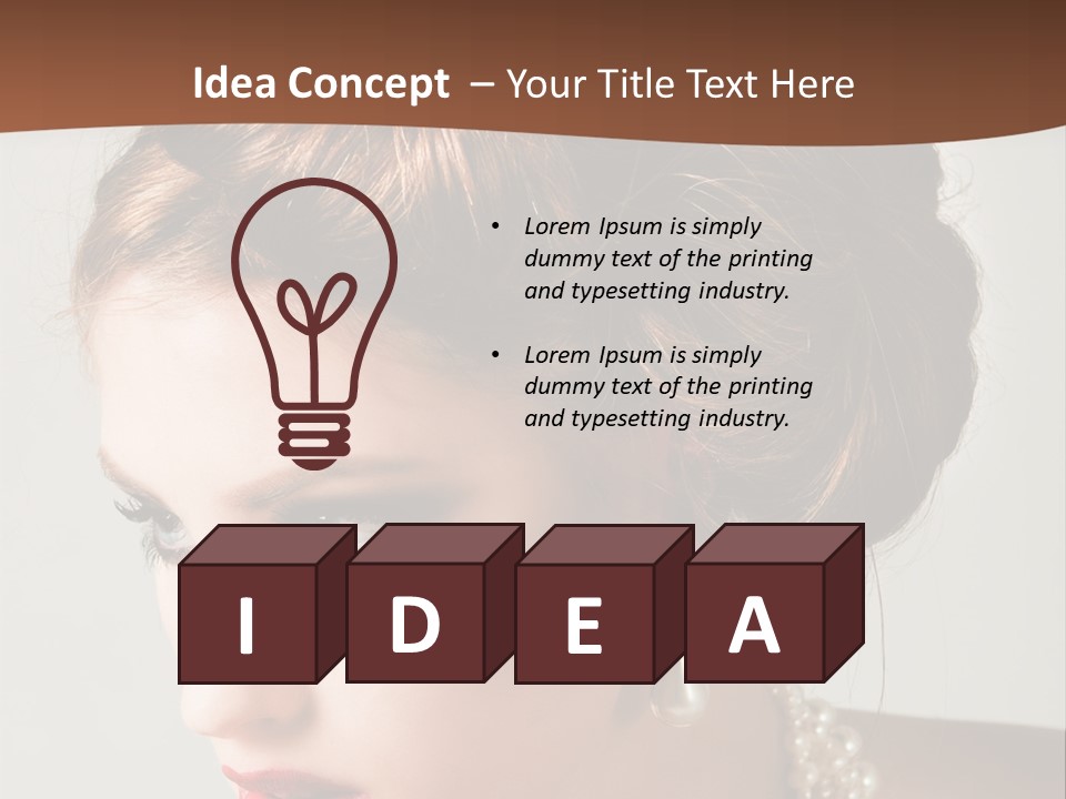 Hair Pretty  PowerPoint Template