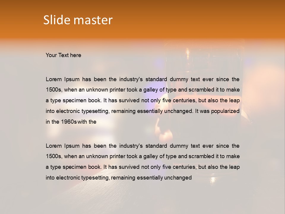 Holding Hand Man PowerPoint Template