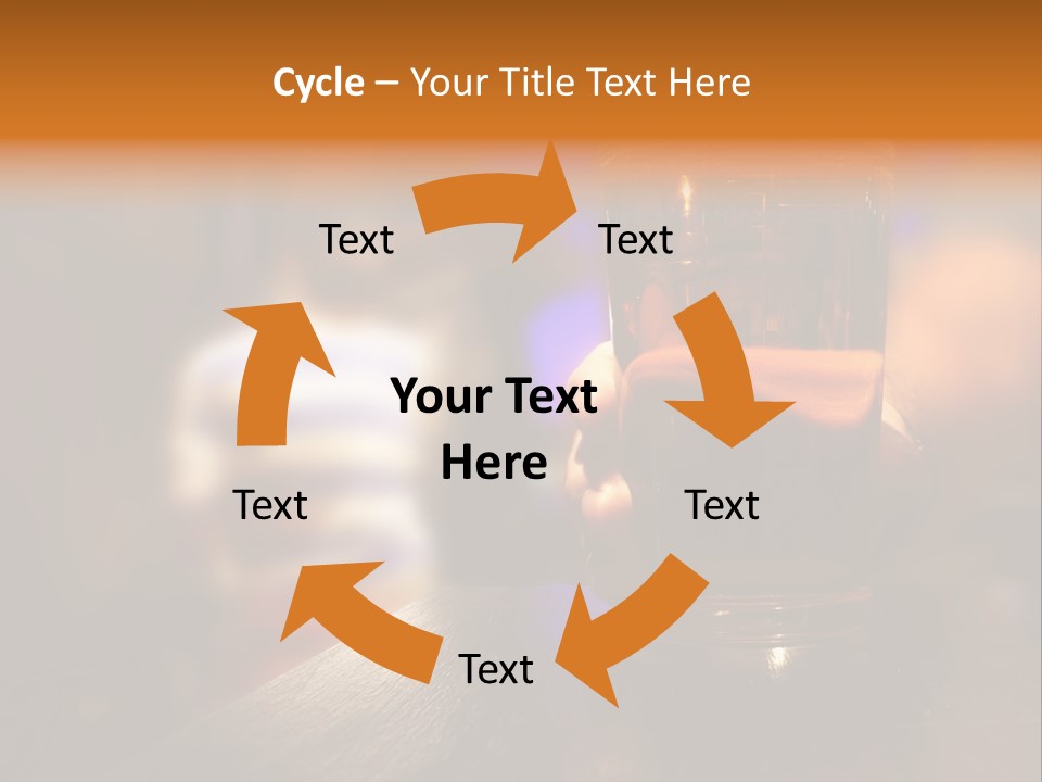 Holding Hand Man PowerPoint Template