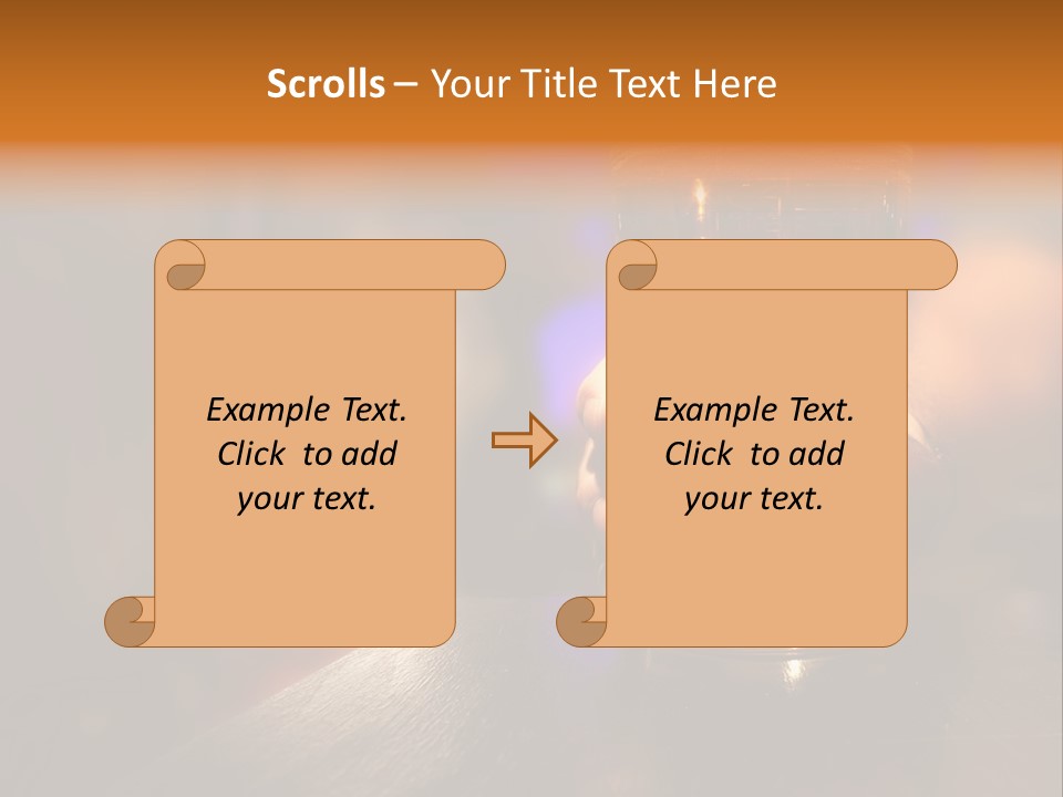 Holding Hand Man PowerPoint Template