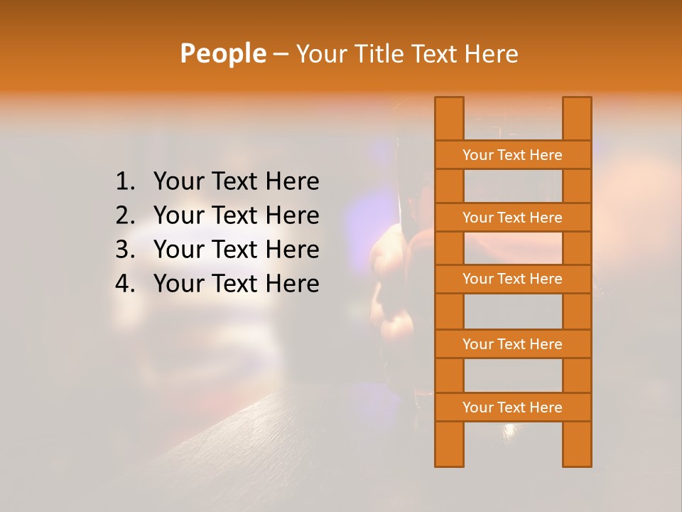 Holding Hand Man PowerPoint Template