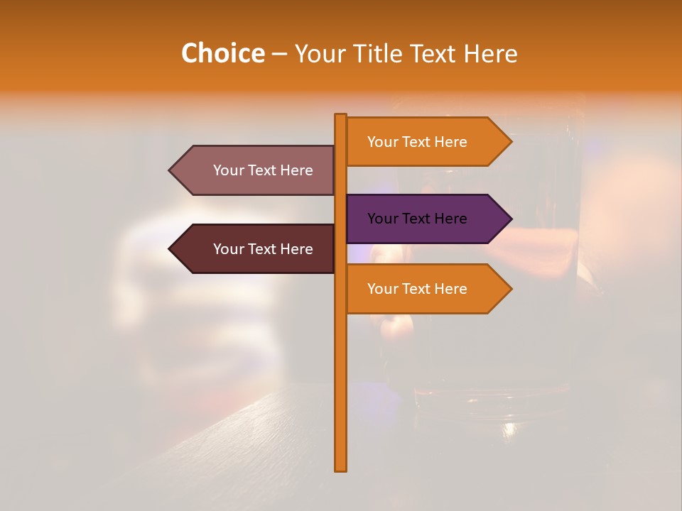 Holding Hand Man PowerPoint Template