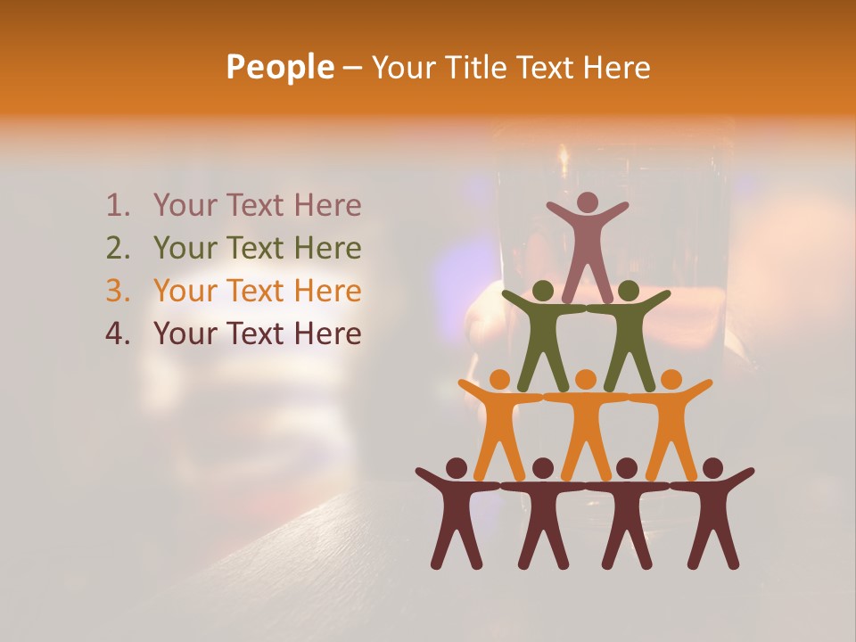 Holding Hand Man PowerPoint Template